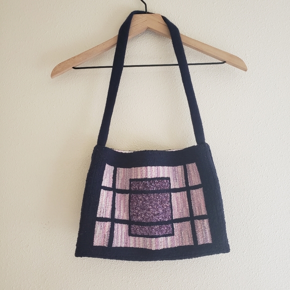 Handmade Handbags - Handmade Felted and Beaded Purse